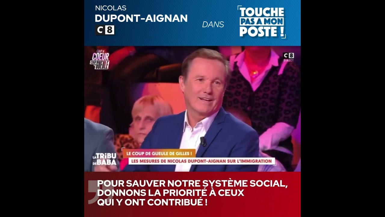 Pour sauver notre système social, donnons priorité à ceux qui y ont contribué ! #tpmp
