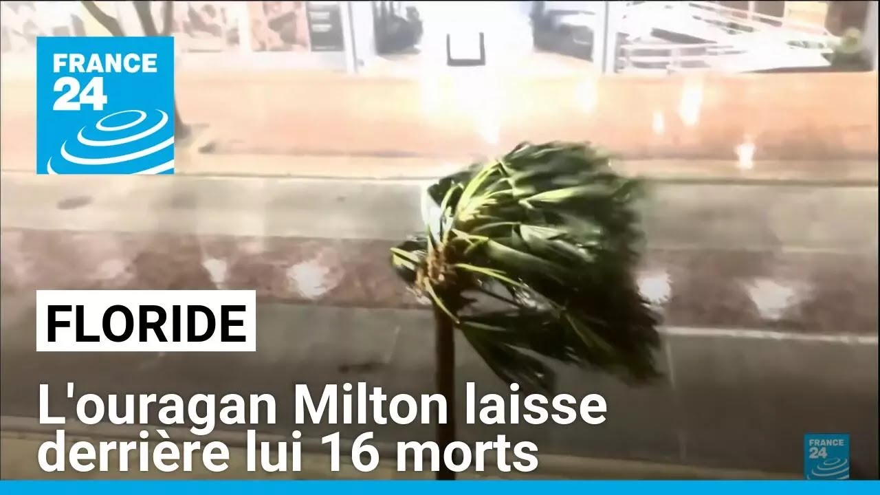 En Floride, l'ouragan Milton laisse derrière lui 16 morts et des milliards de dollars de dégâts