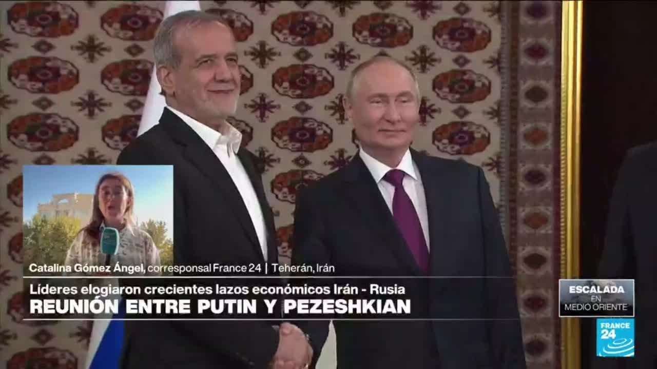 Informe desde Teherán: el significativo encuentro entre los líderes de Rusia e Irán • FRANCE 24