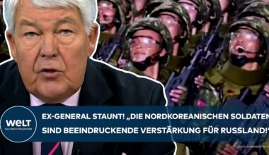 PUTINS KRIEG: Ex-General staunt! "Die nordkoreanischen Soldaten sind beeindruckende Verstärkung!"