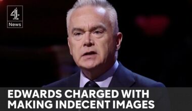 Former BBC presenter Huw Edwards charged with making indecent images of children