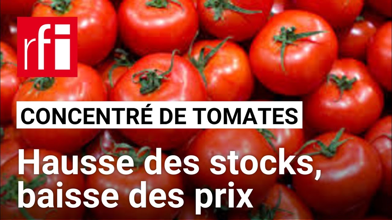 Concentré de tomates : boom des exportations, hausse des stocks et baisse des prix • RFI