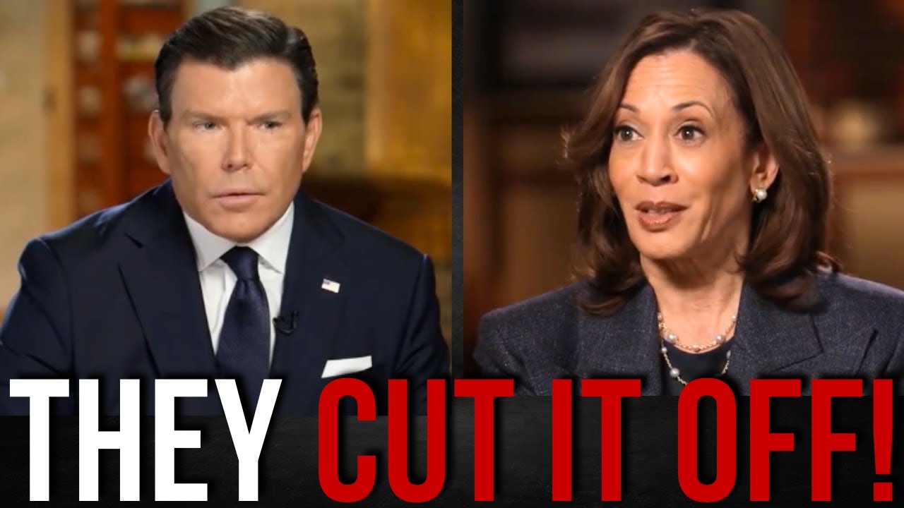 Aides CUT OFF Interview as Kamala Harris BOMBS on Fox News