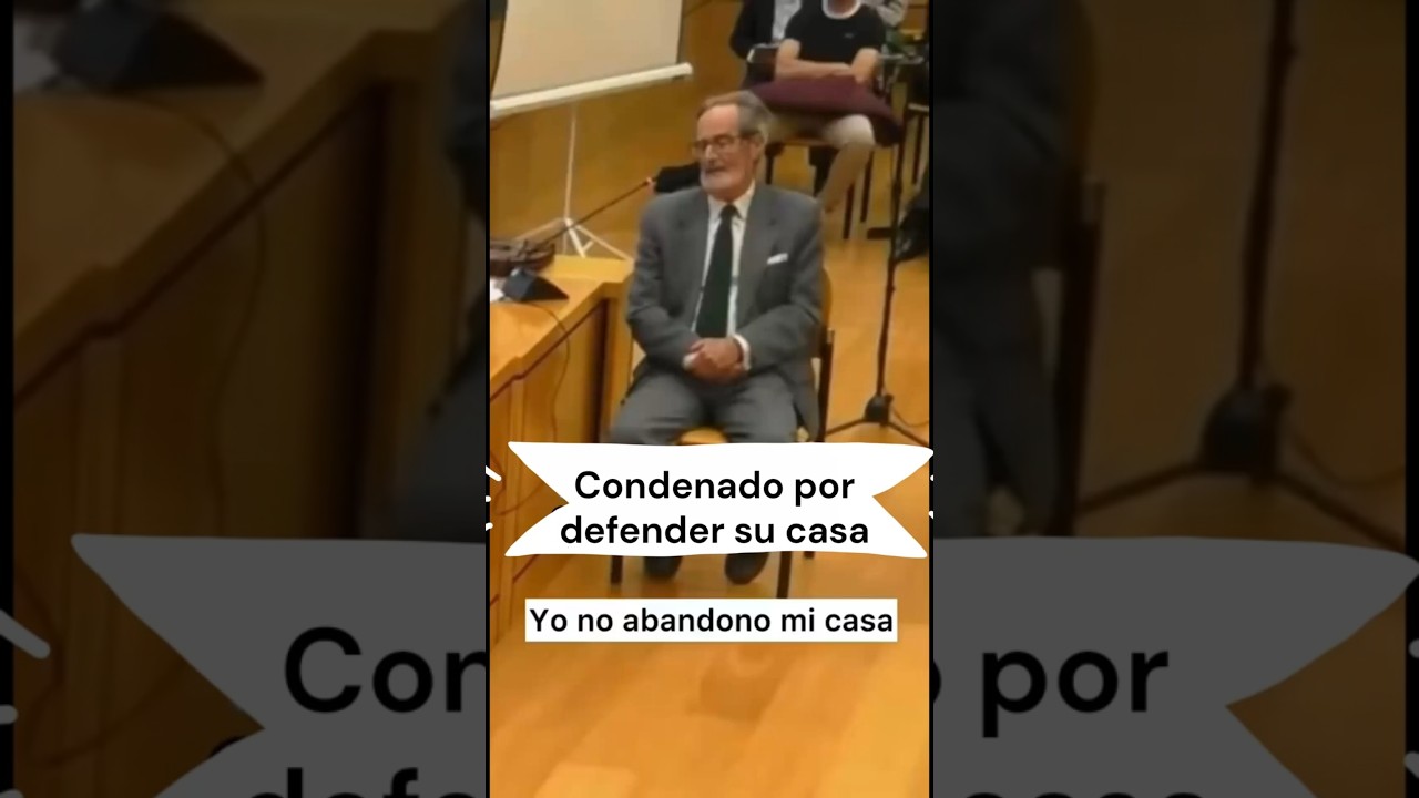 Anciano de 83 años dispara a un intruso.Condenado a 25 años. #noticias #juicio #españa #okupas