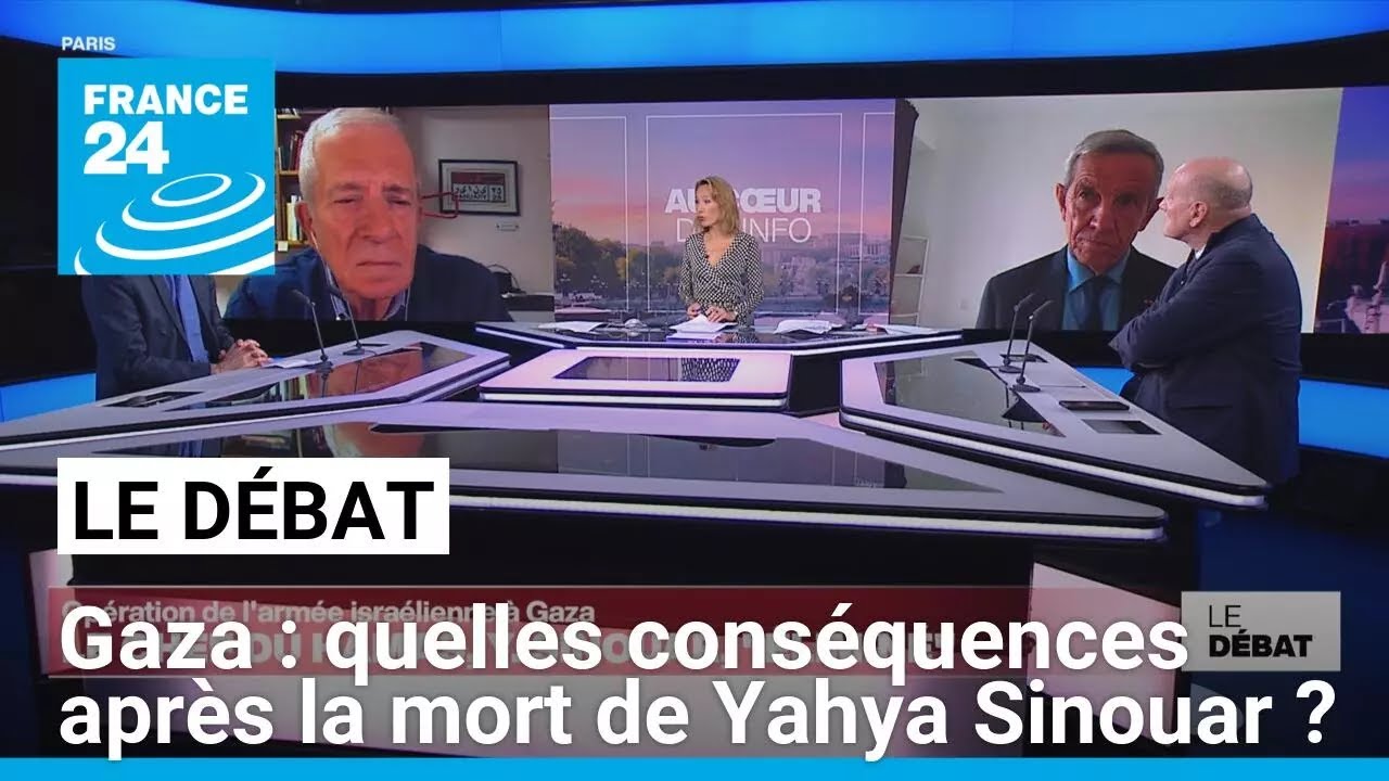 Gaza : quelles conséquences après l'élimination du chef du Hamas, Yahya Sinouar ? • FRANCE 24