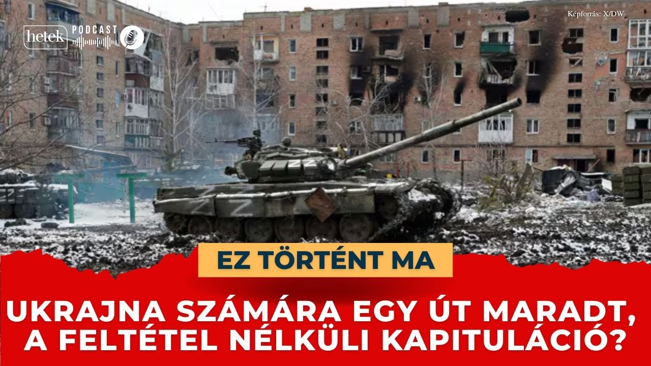 Ukrajna teljes kapitulációja következik, már Amerikában is erről beszélnek