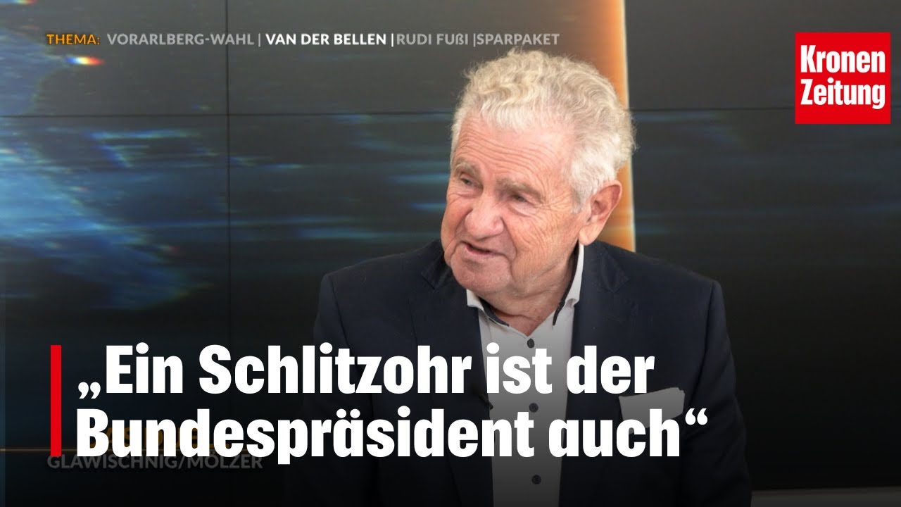 „Ein Schlitzohr ist der Bundespräsident auch“ | krone.tv NEWS