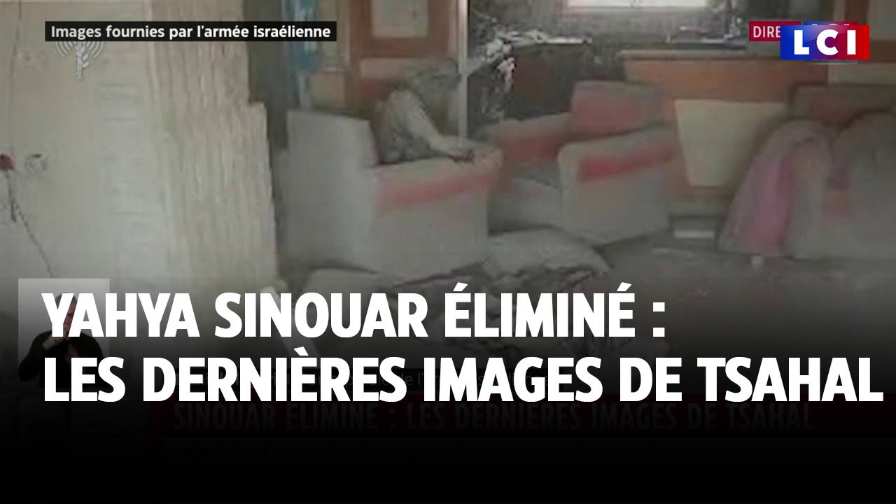 Mort du chef du Hamas : Tsahal dévoile les images des derniers instants de Yahya Sinouar