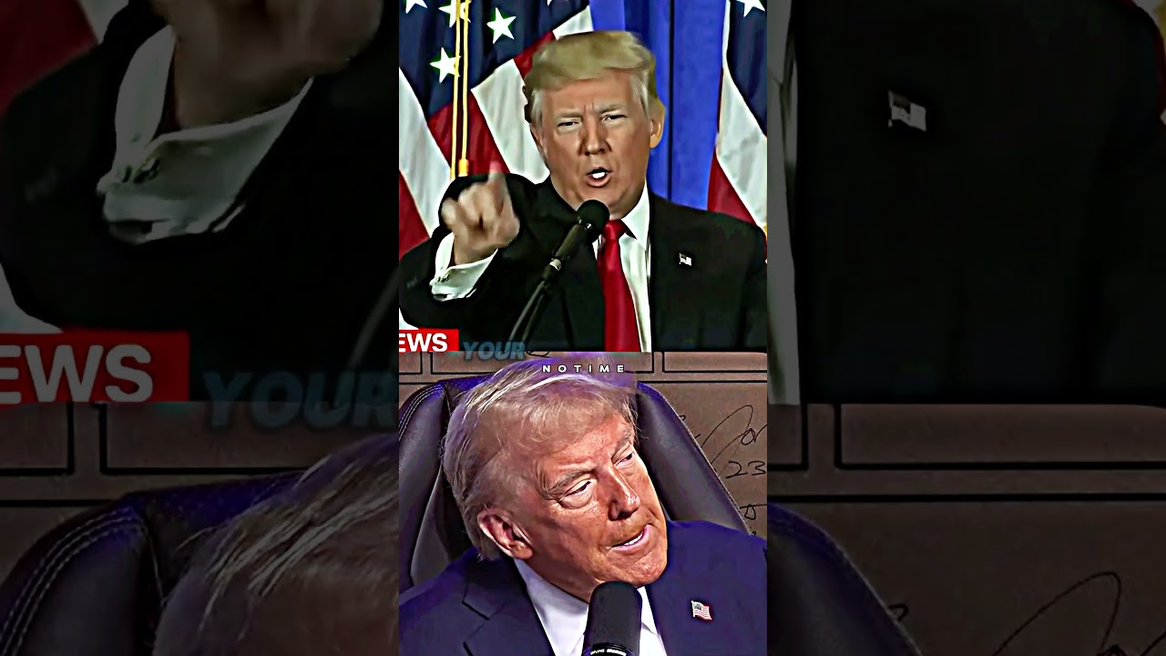 Trump Reacts To Him Inventing "Fake News"