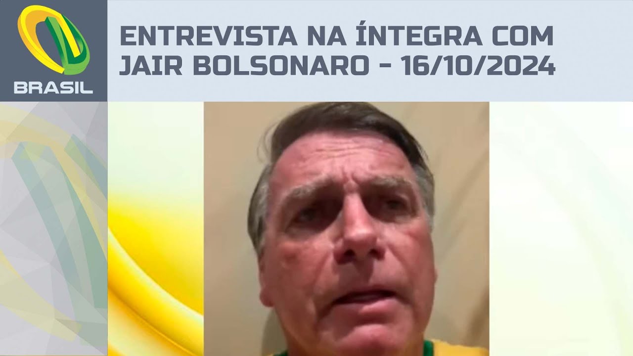 Entrevista na íntegra com Jair Bolsonaro - 16/10/2024