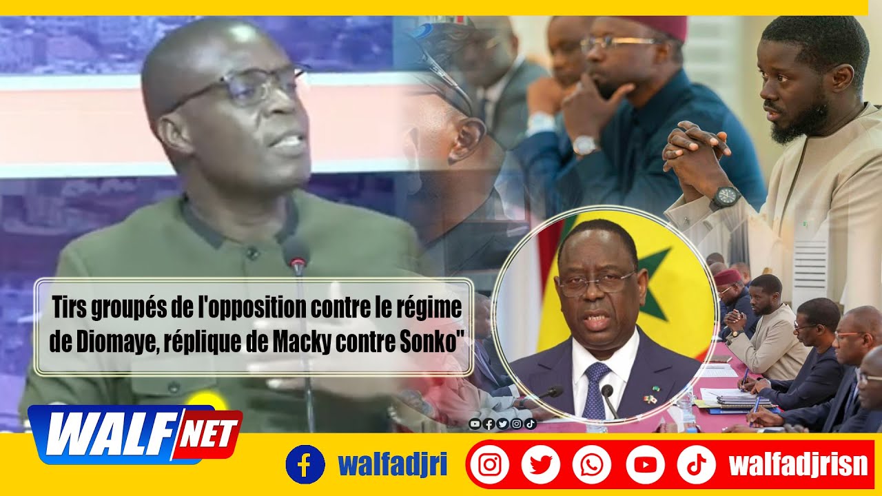 Tirs groupés de l'opposition contre le régime de Diomaye, réplique de Macky contre Sonko" jangat M.D