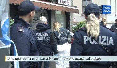 Tenta una rapina in un bar a Milano, ma viene ucciso dal titolare: morto un 37enne