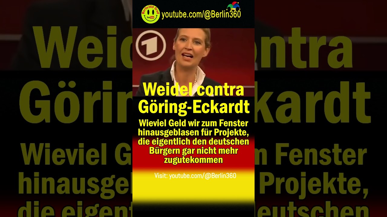 #weidel #Göring-#Eckardt #Gruenen #habeck #bearbock #hofreiter #HartaberFair #projekte #steuerzahler
