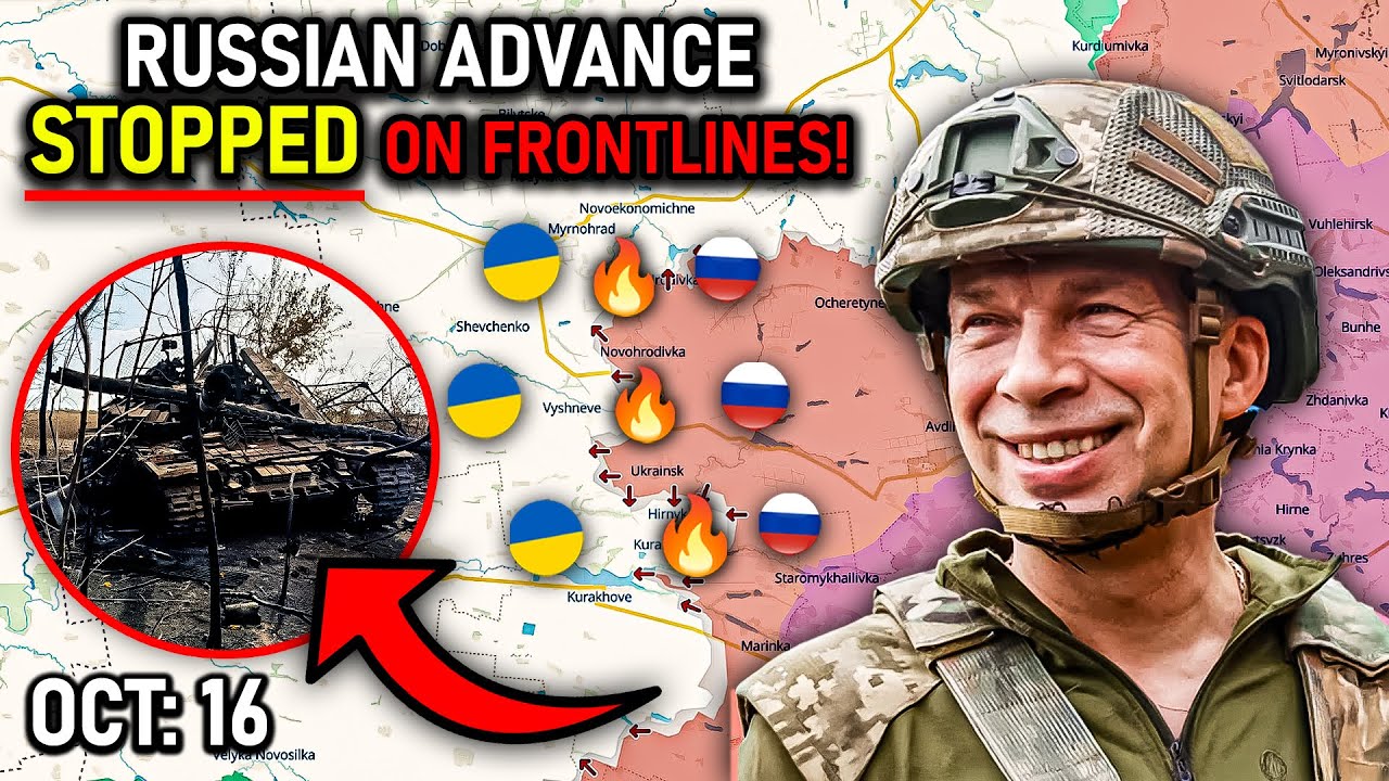 16 Oct: UKRAINIAN ARMY DOES NOT ALLOW RUSSIAN ADVANCE, DESTROYED T-80BV | Russia Ukraine War Update