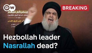 Breaking: Hezbollah leader Hassan Nasrallah killed in Beirut strike, Israeli military says | DW News