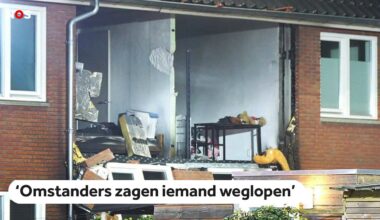 Achtergevel woning Meppel weggeblazen na explosie
