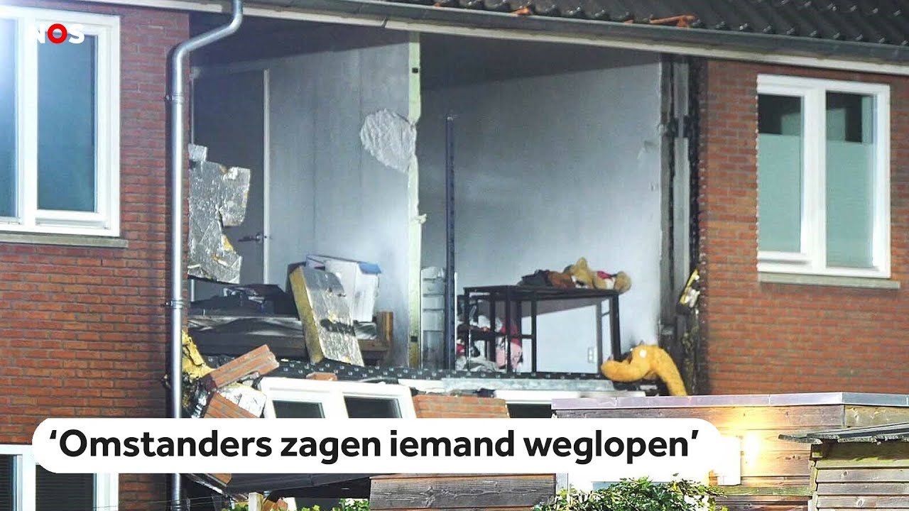 Achtergevel woning Meppel weggeblazen na explosie