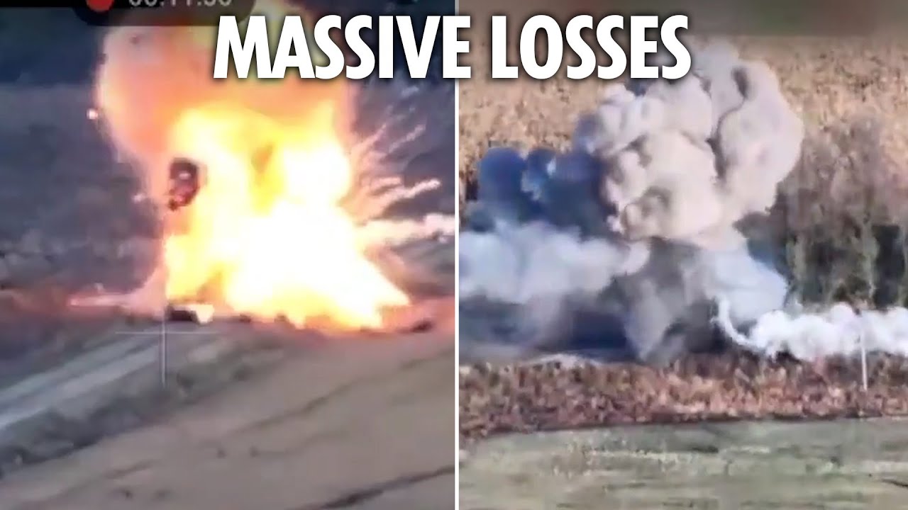 Ukrainian paratroopers blow up three Russian APCs and neutralise platoon of soldiers