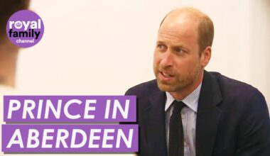 Prince William Meets Homeless Charity Staff in Aberdeen