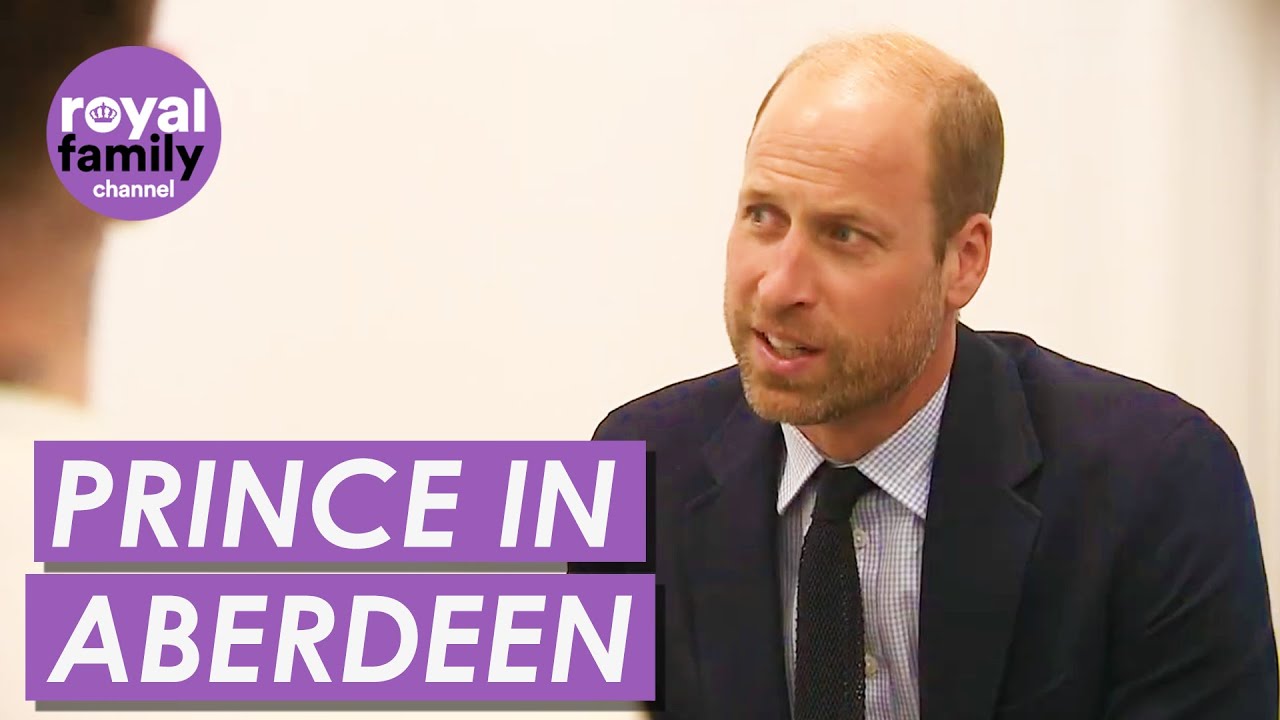 Prince William Meets Homeless Charity Staff in Aberdeen