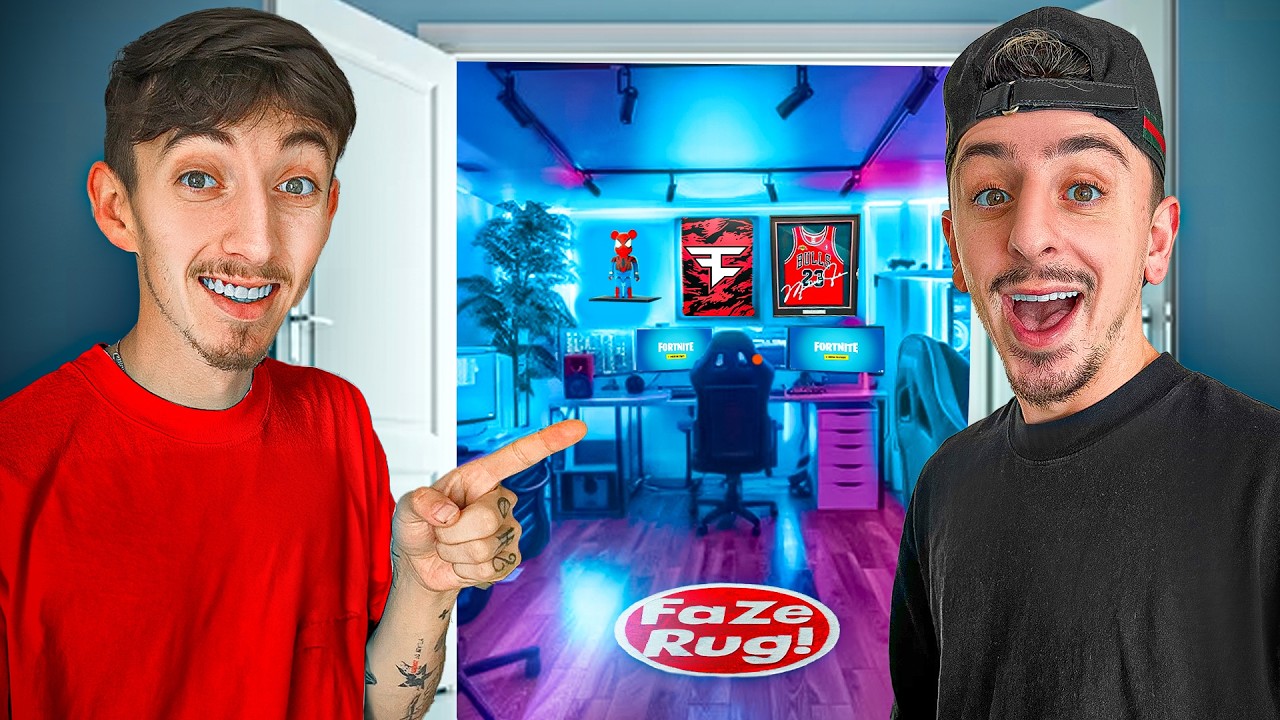Surprising FaZe Rug With His DREAM Gaming Setup!