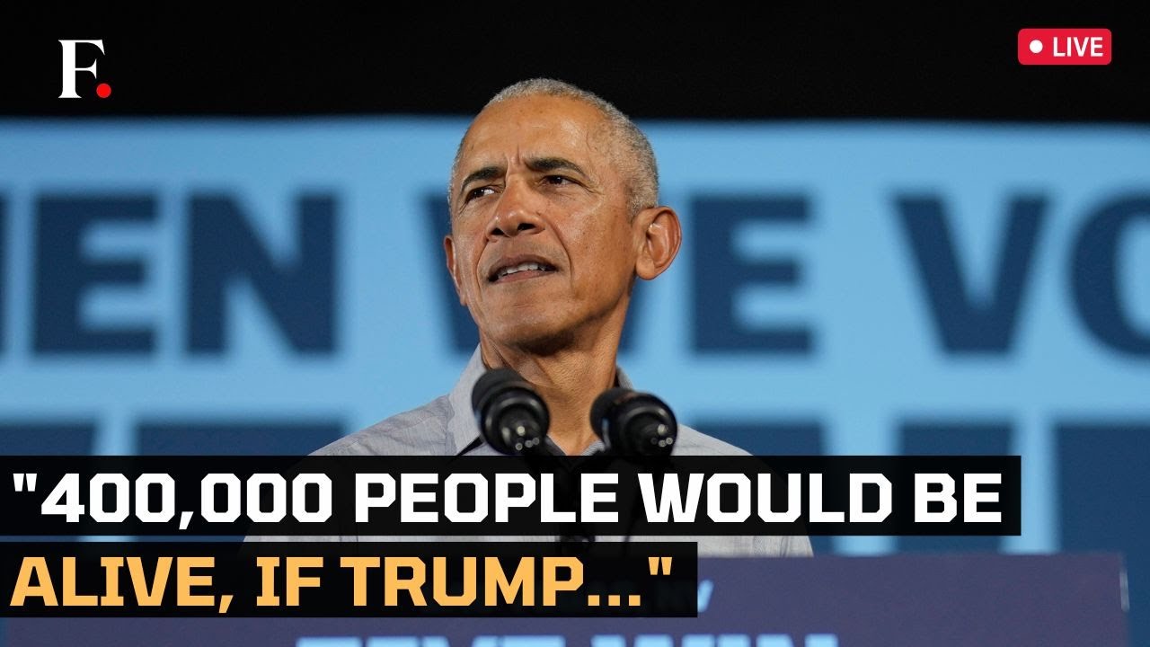 US Election 2024 LIVE: Obama Campaigns for Harris, Attacks Donald Trump in Las Vegas