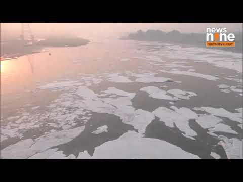 Delhi's Yamuna River : Toxic Foam Surfaces Amid Rising Pollution Levels | Air pollution | News9