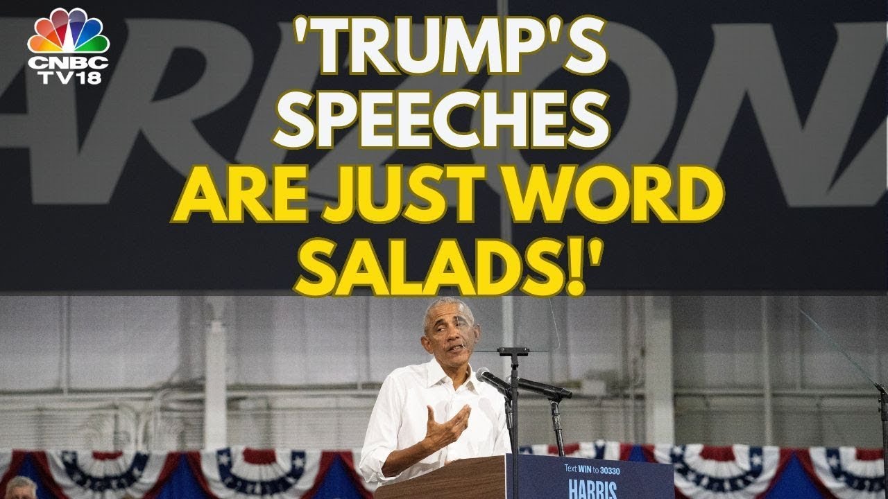 LIVE: Barack Obama Rallies for Harris in Swing State Arizona and Questions Trump’s Competence | N18G