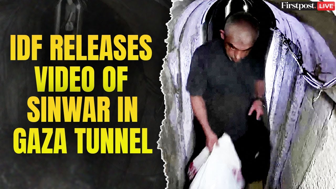 WATCH: Israel Releases Footage Said to Show Sinwar and Family in Gaza Tunnels Ahead of Oct. 7 Attack