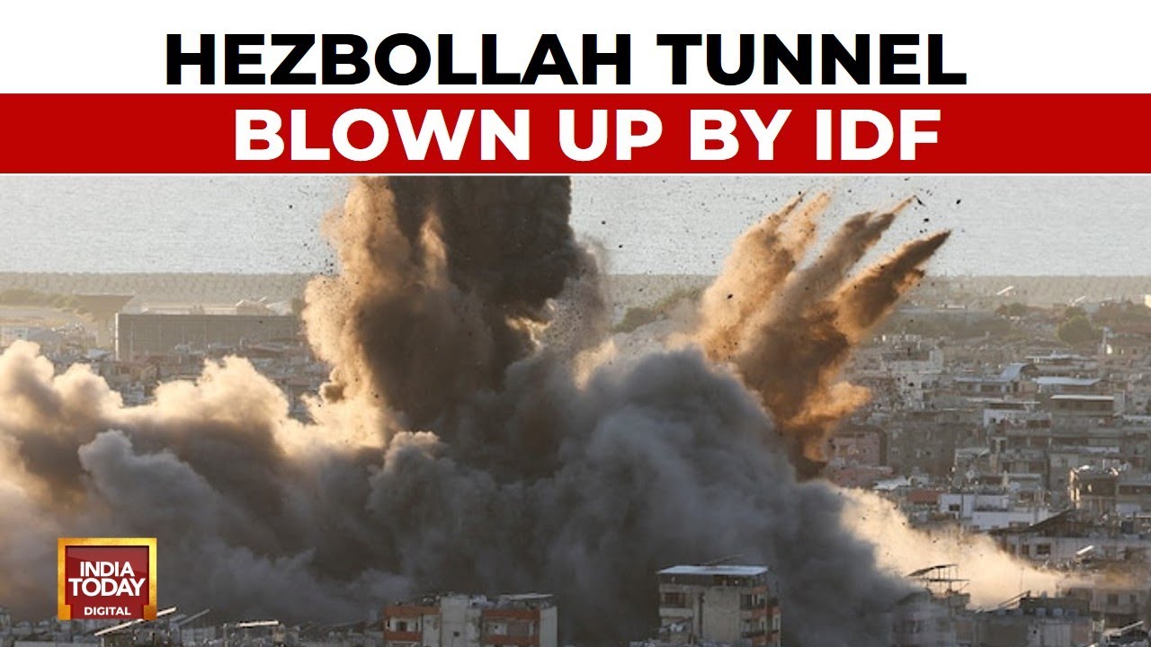 Israel-Hezbollah War Intensifies: Hezbollah Tunnels Bombarded By 100 Tonnes Of Bombs | India Today