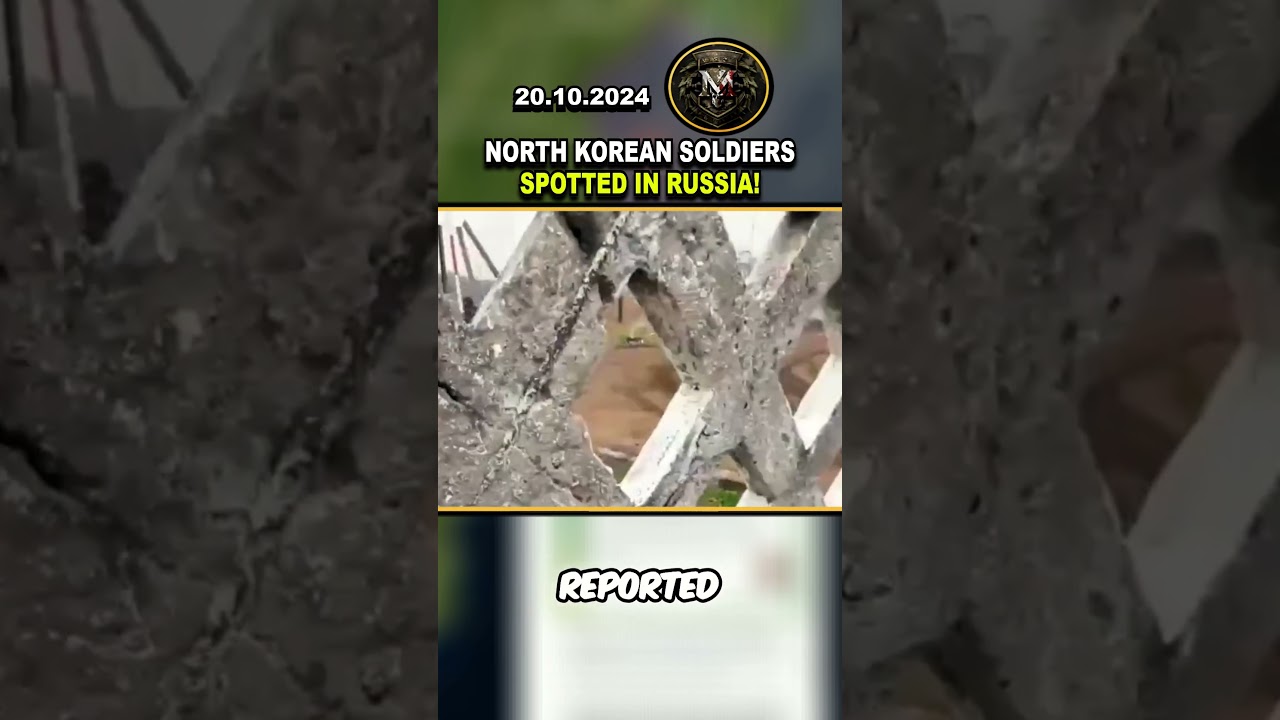 ⚠️ NORTH KOREAN TROOPS ARRIVE IN RUSSIA! #viral #news #trending #shorts