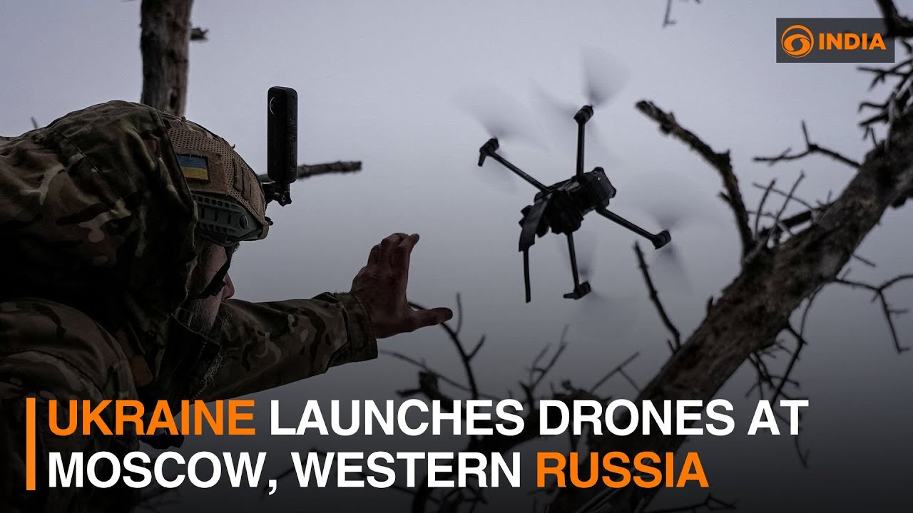 Ukraine launches drones at Moscow, Western Russia | DD India