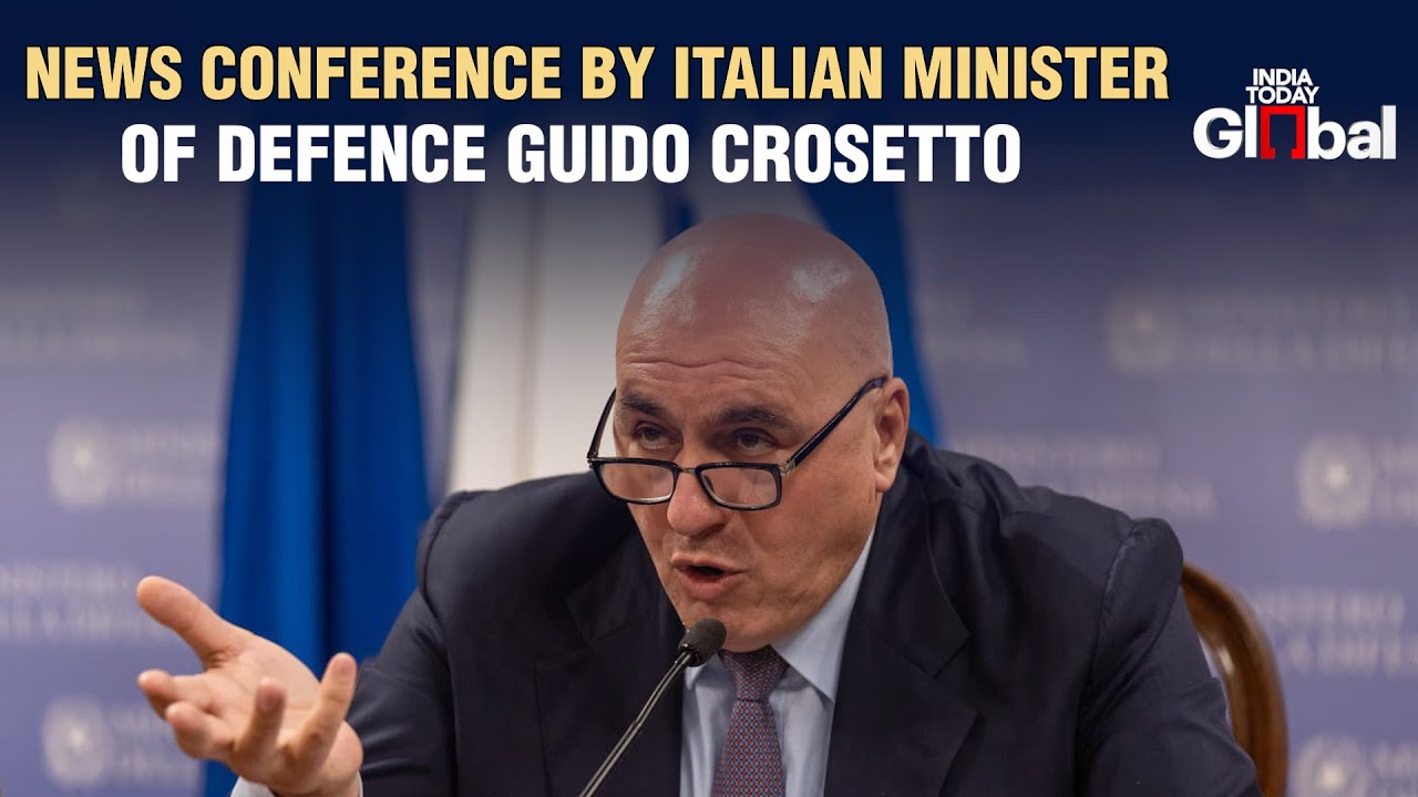 LIVE: Italy's Minister Of Defence Guido Crosetto Addresses The Nation