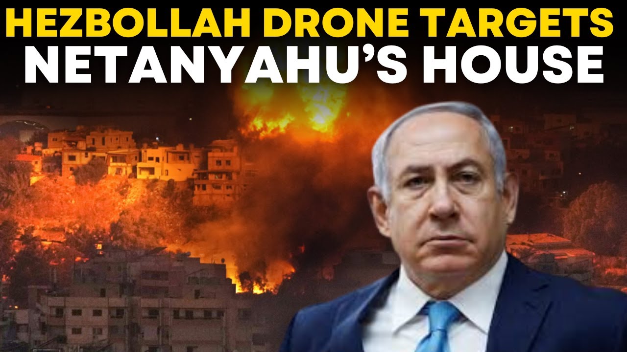 Israel -Hamas War LIVE | Drone Attack Near Netanyahyu's Residence Area | Israel War News Updates