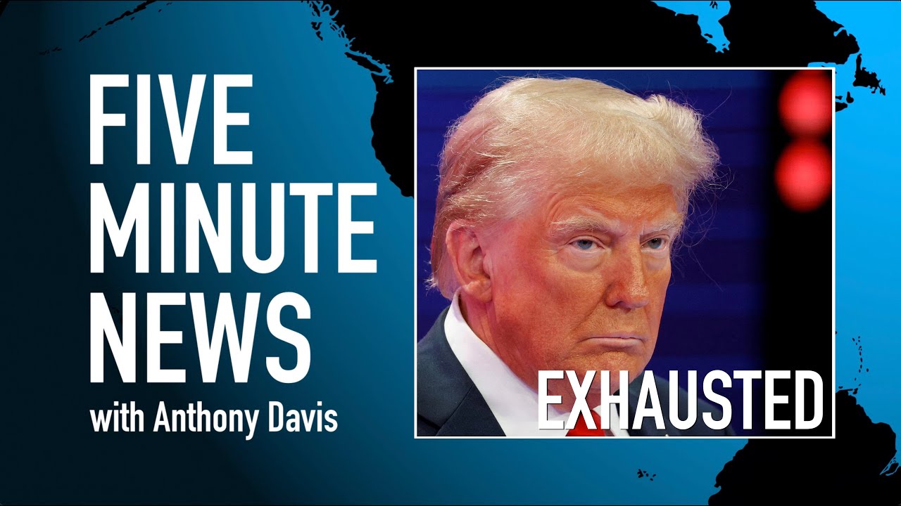Donald Trump is exhausted, falling asleep at events.
