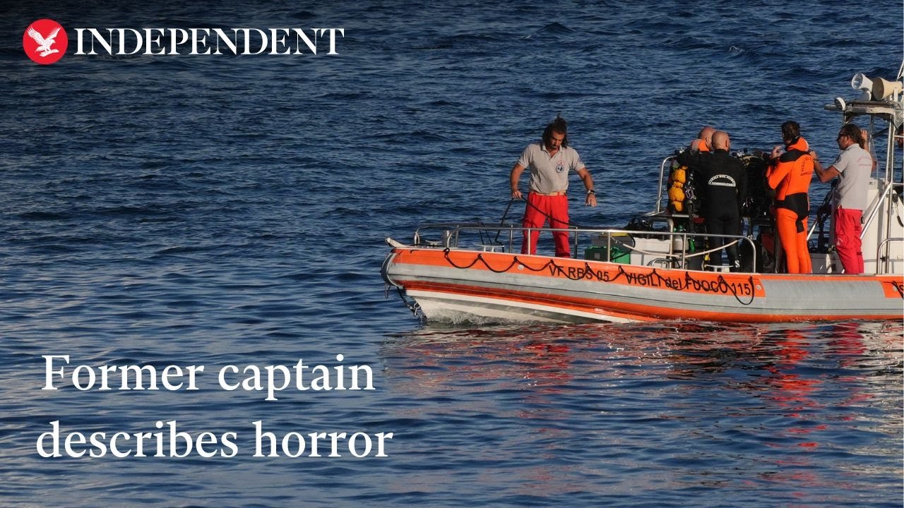 Former captain describes horror in Bayesian superyacht sinking