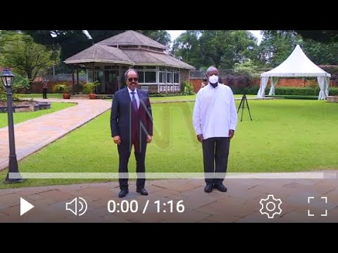 President Museveni hosts Somali leader to discuss conflict resolution
