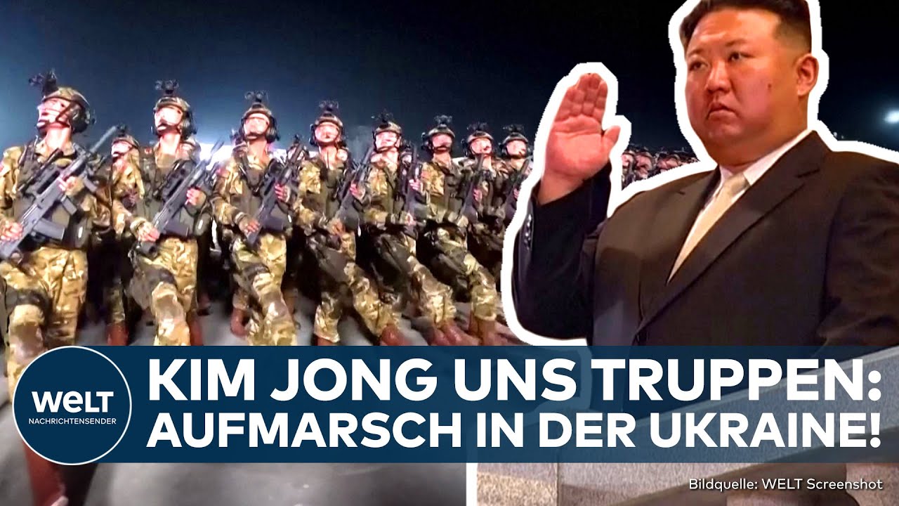 PUTINS KRIEG: Nordkorea schickt 12.000 Soldaten gegen die Ukraine! Schützenhilfe für Russland!