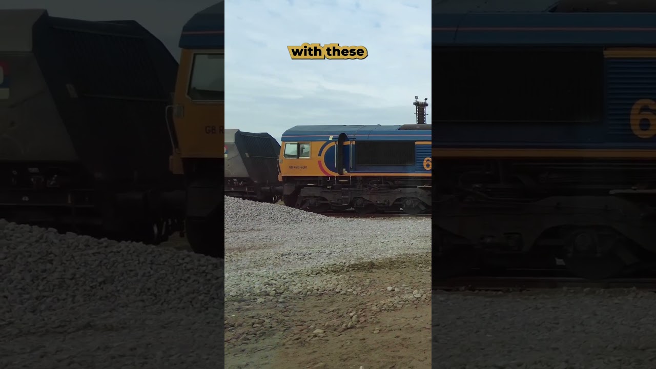 Bottom Discharge Wagons #train #freight #GBRF