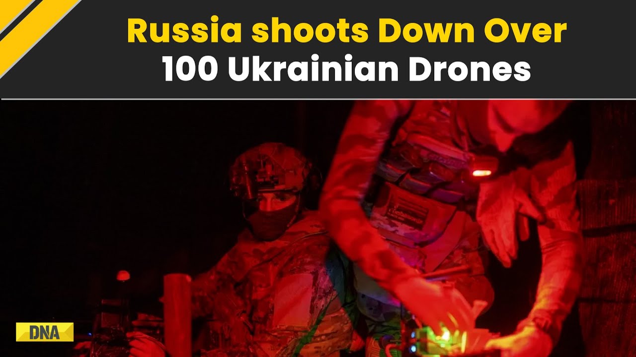 Russia Shoots Down Over 100 Ukrainian Drones As Missile Strike On Ukraine Injures 17