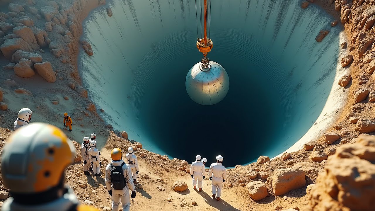 Scientists Drill a Hole to The Earth's Center and Drop Nukes to Restart its Rotation