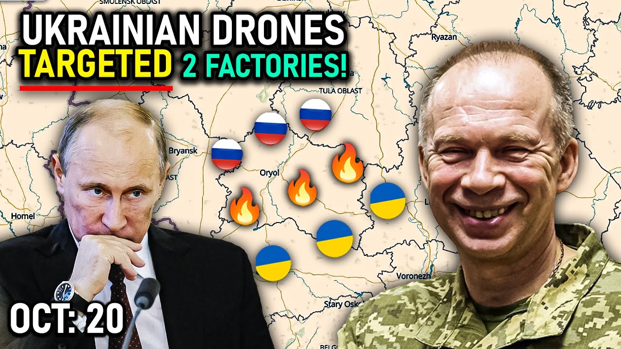 20 Oct: Ukrainian Drones Targeted 2 Major Explosives Factories in Russia | Update from Ukraine