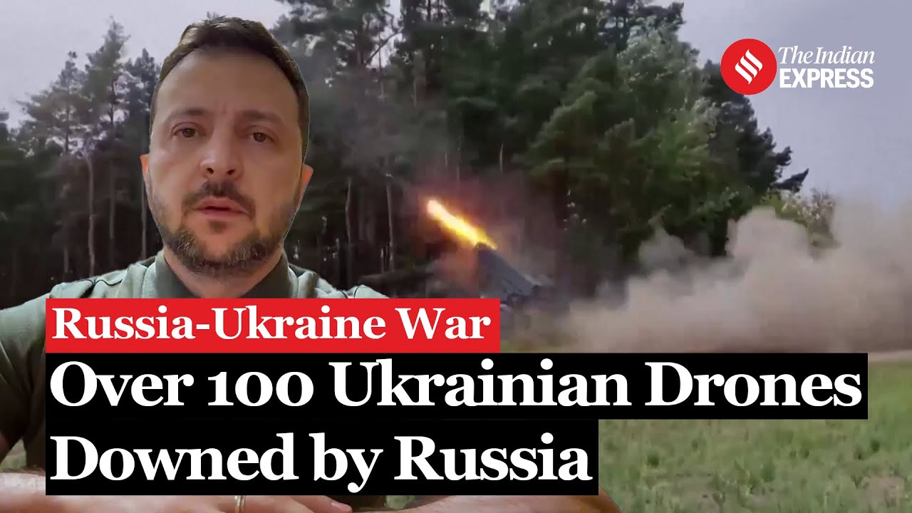 Russia Ukraine War: Russian Air Defences Shoot Down Over 100 Ukrainian Drones Amid Ongoing Conflict