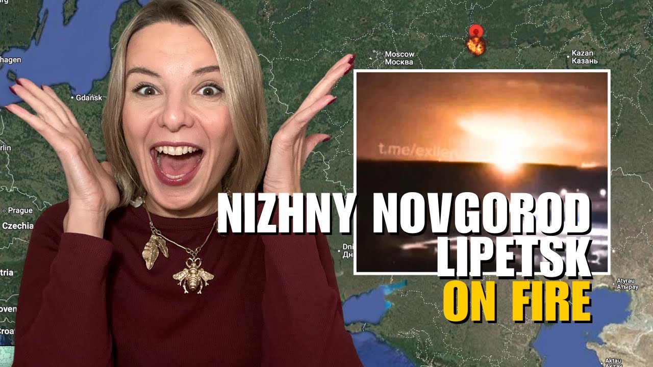 RUSSIA ON FIRE: NIZHNY NOVGOROD AND LIPETSK REGIONS ATTACKED Vlog 840: War in Ukraine