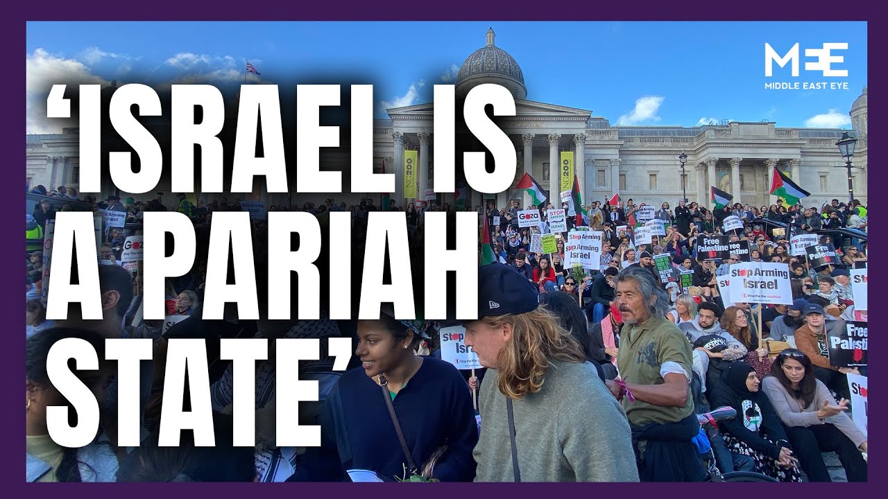 ‘Golbally, Israel is isolated’ - Stop the War coalition says at London protest