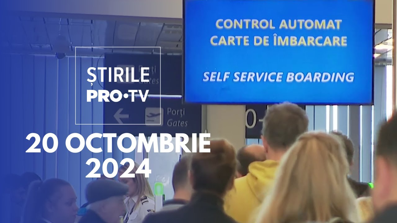 Știrile PRO TV - 20 Octombrie 2024