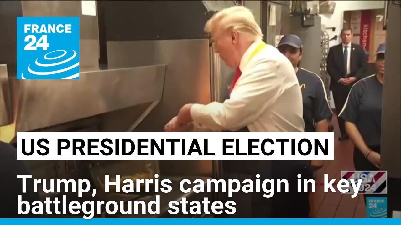 Trump and Harris make final pushes in key battleground states