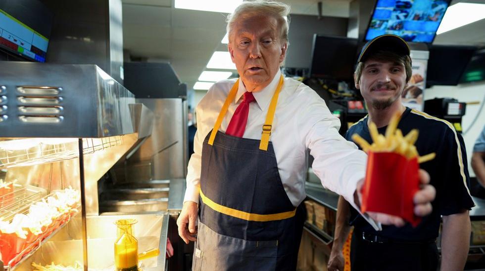 McDonald's tillot Trump-stunt, men støtter ingen av kandidatene