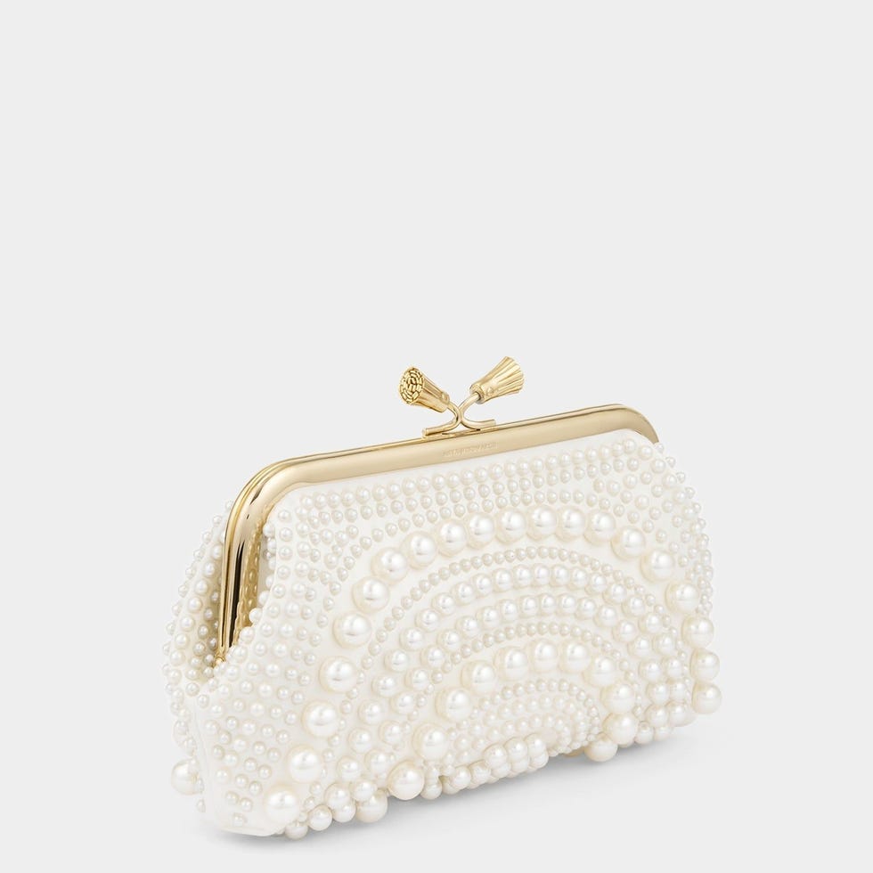 Maud Pearl Tassel Clutch