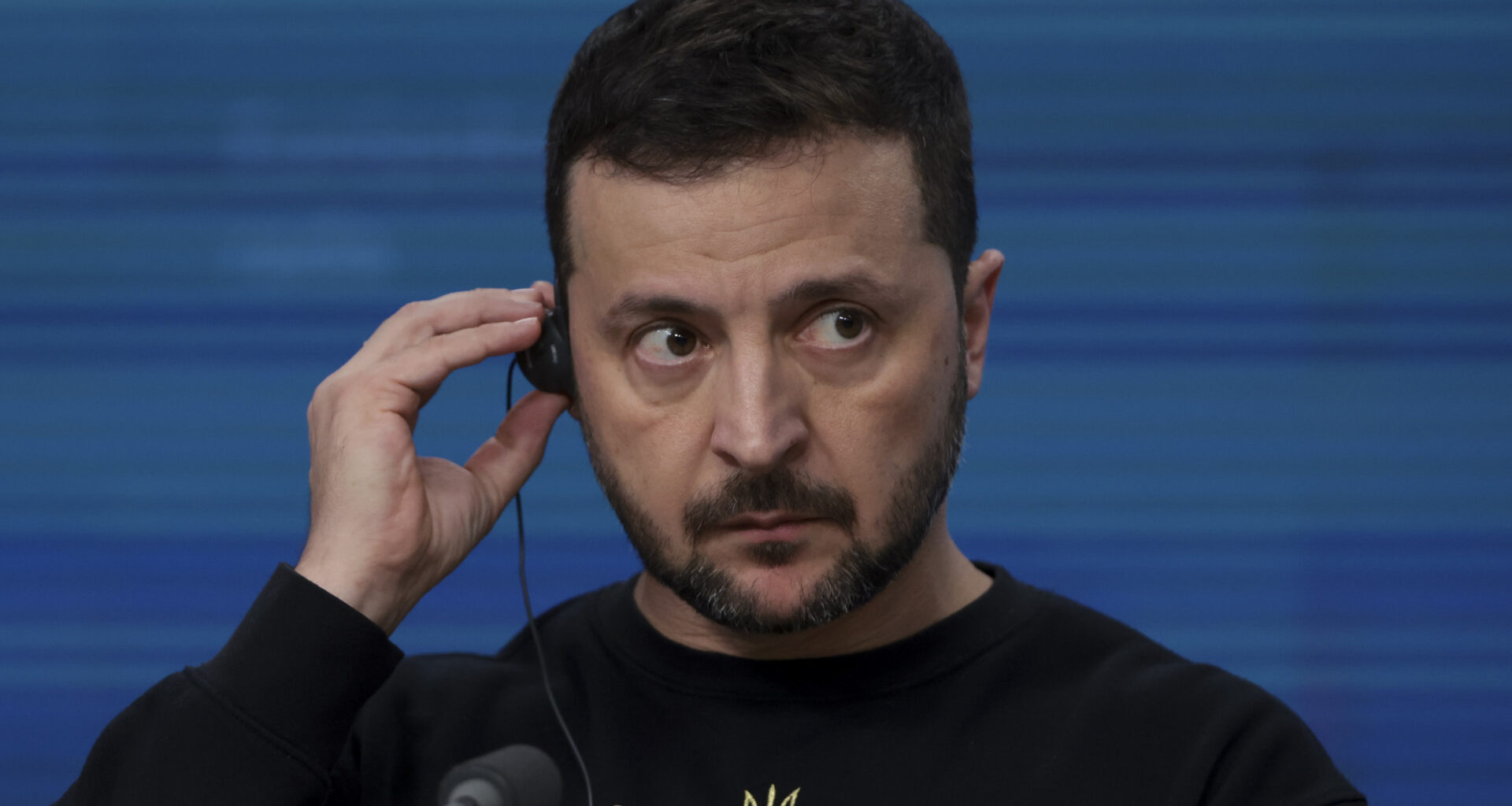 Ukrainian president Volodymyr Zelensky